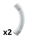 Lot de courbes pour tube IRL gris - Zenitech