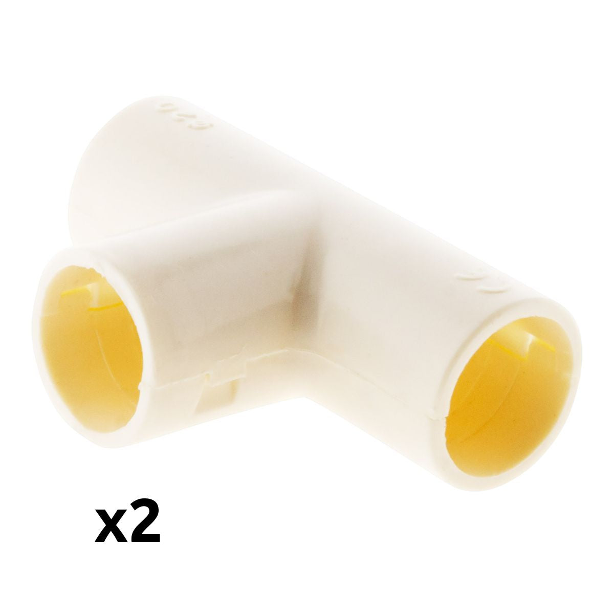 Lot de Tés tube IRL blanc Zenitech