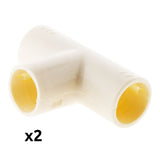 Lot de Tés tube IRL blanc Zenitech