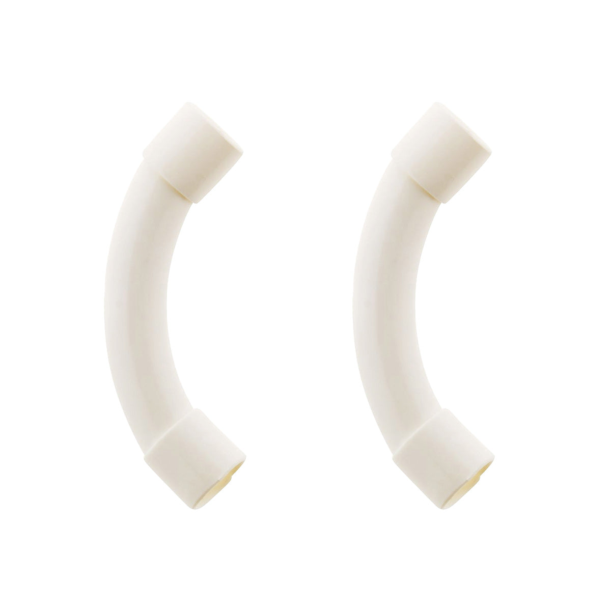 Lot de courbes grand rayon blanc - Zenitech