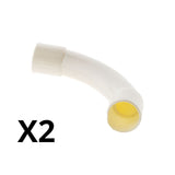 Lot de courbes grand rayon blanc - Zenitech