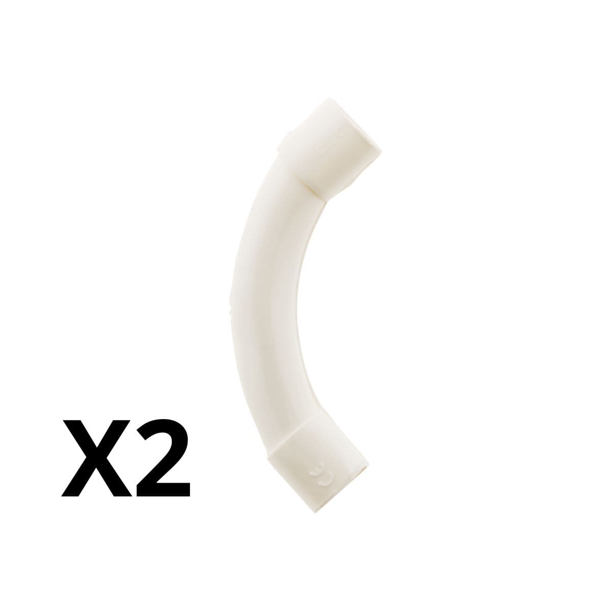Lot de courbes grand rayon blanc - Zenitech