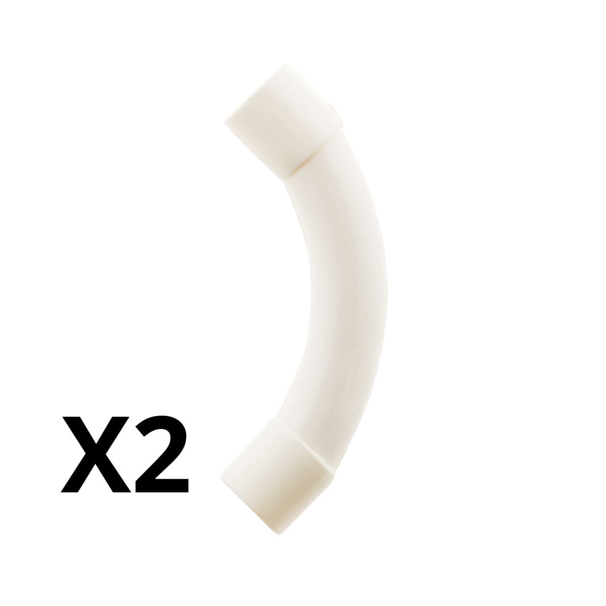 Lot de courbes grand rayon blanc - Zenitech