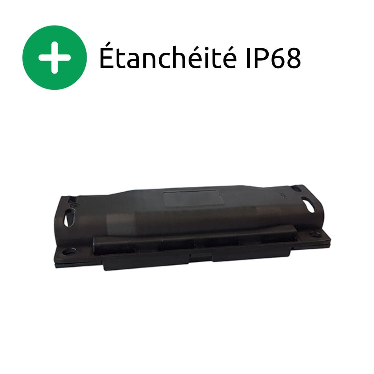 Boîte de raccordement gel jonction IP68 - connectiques inclus - Noir - Zenitech