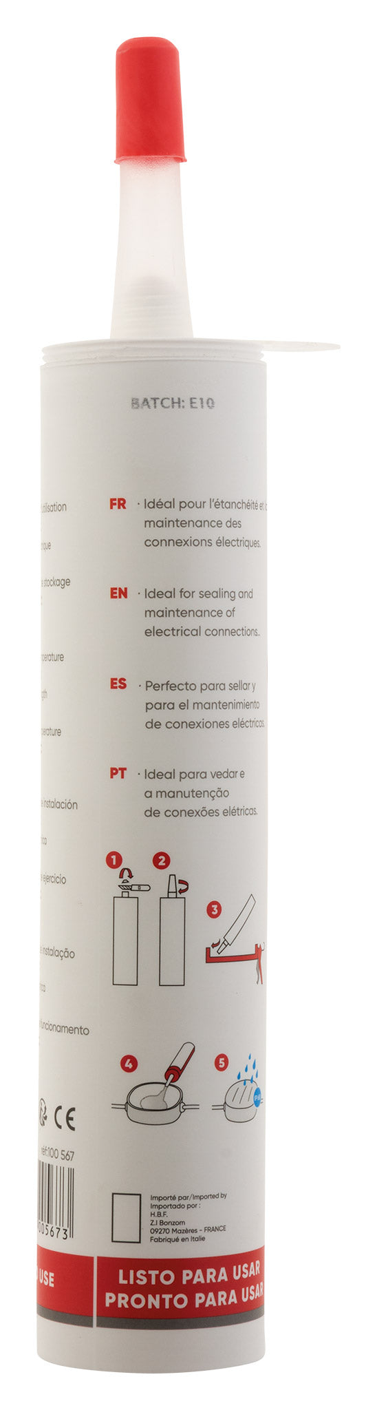 Gel mono-composant cartouche 300ml - Zenitech