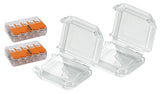 Lot de 2 boîtiers de connexion étanches IPX8 5 entrées S221 - Wago