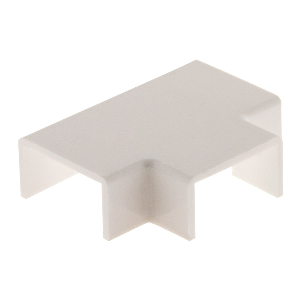 Té pour moulure - 20 x 10mm - Blanc - Zenitech