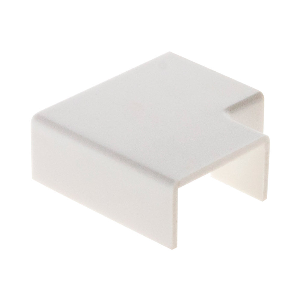 Lot de 4 angles plats 20 x 10mm - Blanc - Zenitech