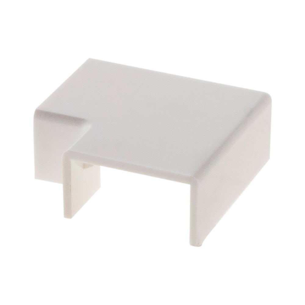 Lot de 4 angles plats 20 x 10mm - Blanc - Zenitech