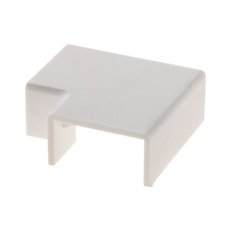 Lot de 4 angles plats 20 x 10mm - Blanc - Zenitech