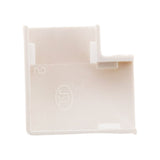 Lot de 4 angles plats 20 x 10mm - Blanc - Zenitech
