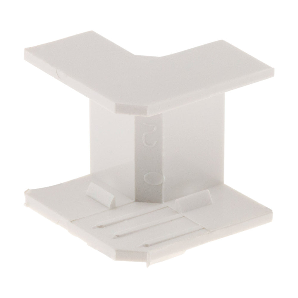 Lot de 2 angles intérieurs 20 x 10mm - Blanc - Zenitech