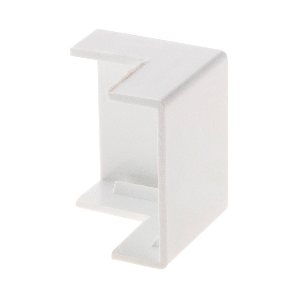 Lot de 2 angles extérieurs 20 x 10mm - Blanc - Zenitech