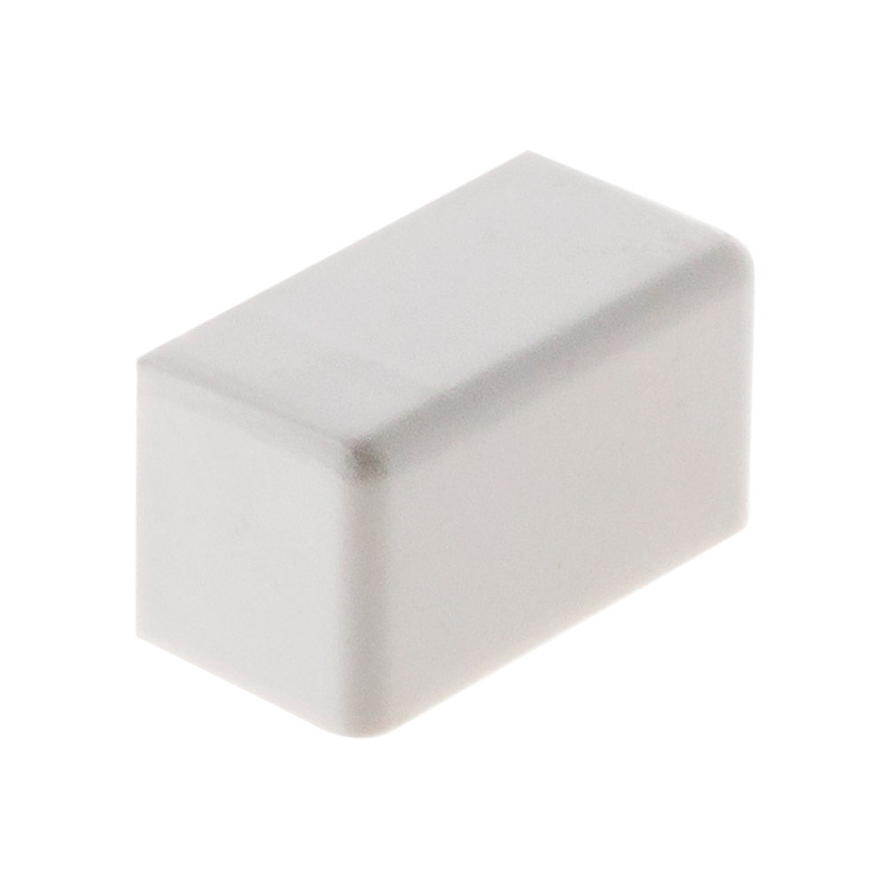 Lot de 4 embouts pour moulure 20 x 10mm - Blanc - Zenitech