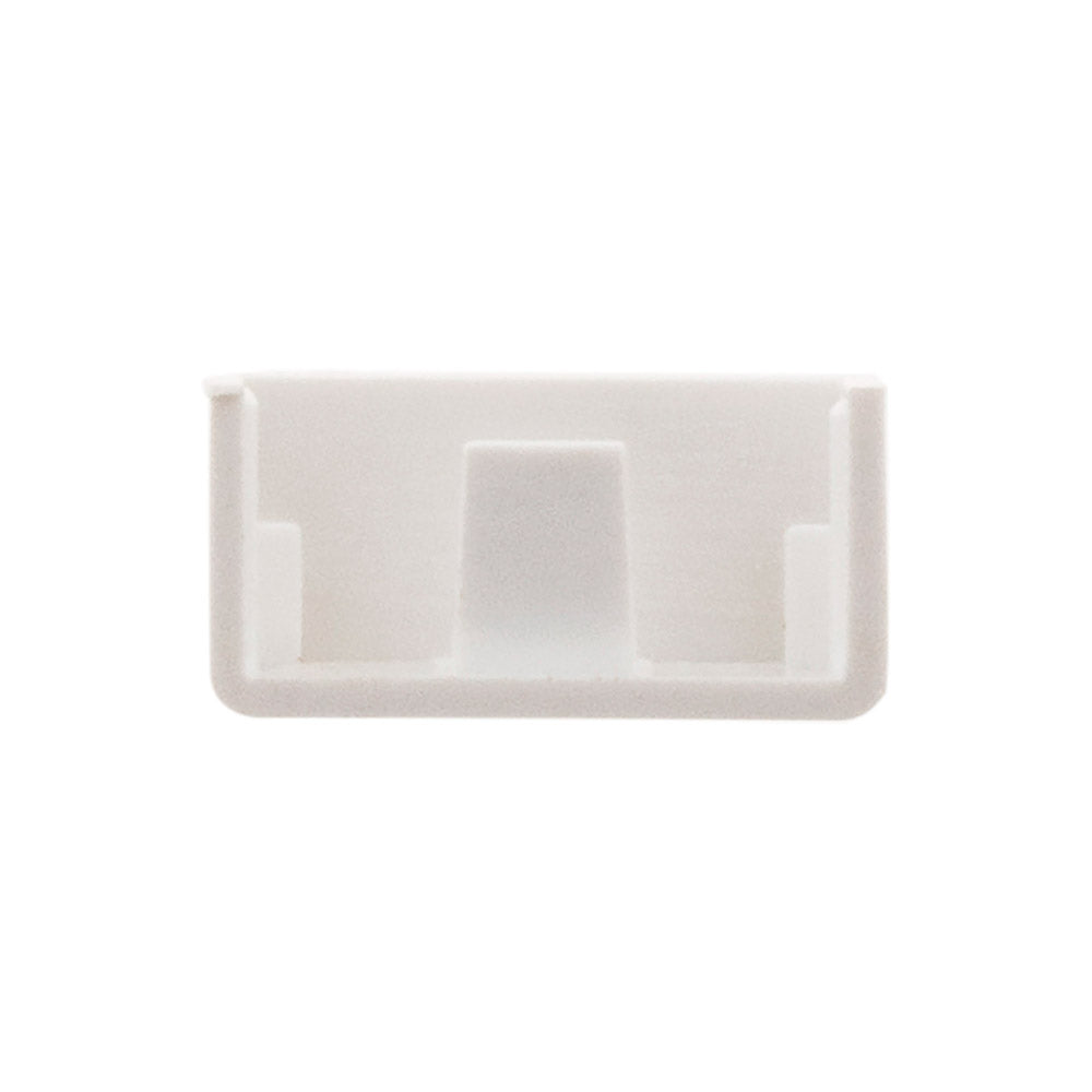 Lot de 4 embouts pour moulure 20 x 10mm - Blanc - Zenitech