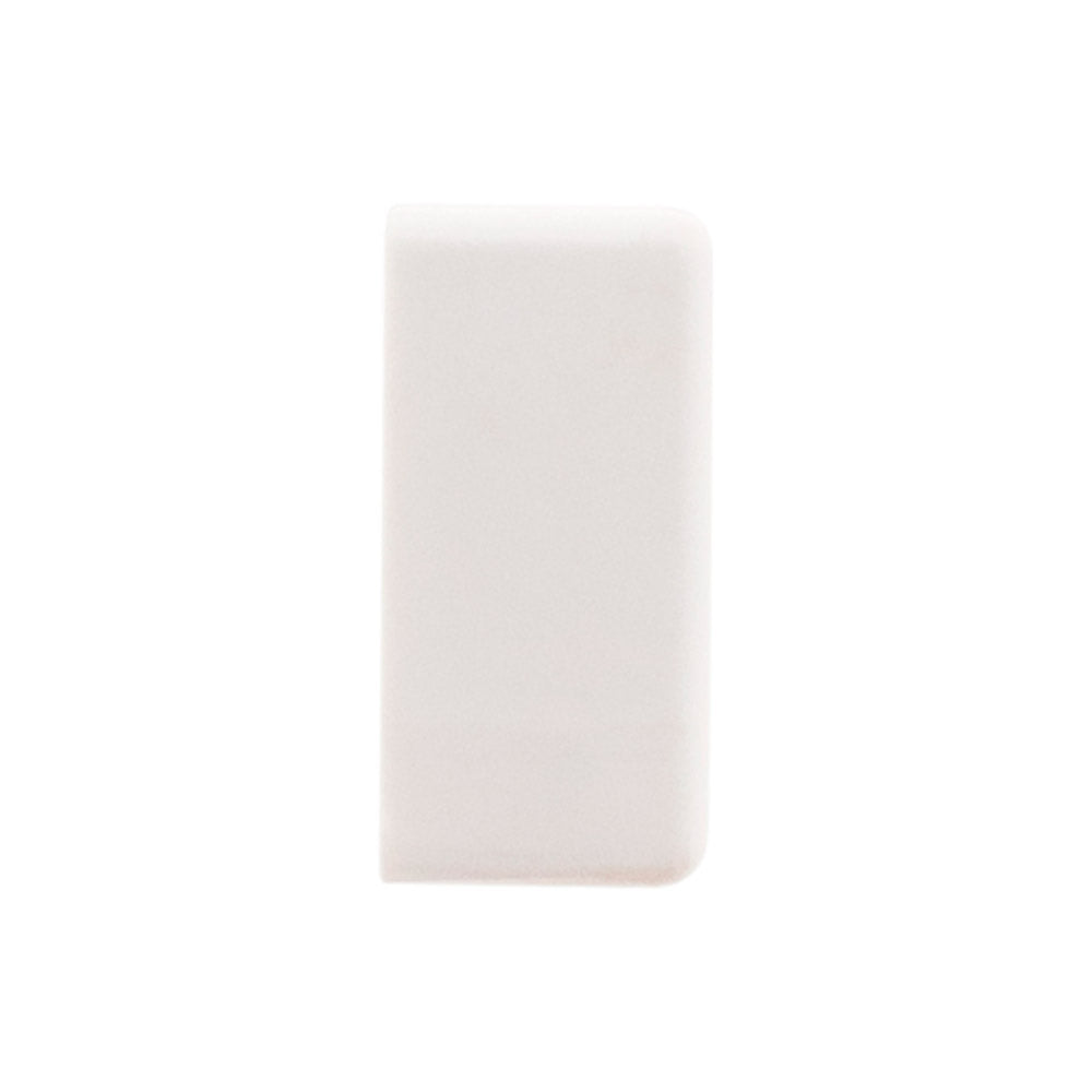 Lot de 4 embouts pour moulure 20 x 10mm - Blanc - Zenitech