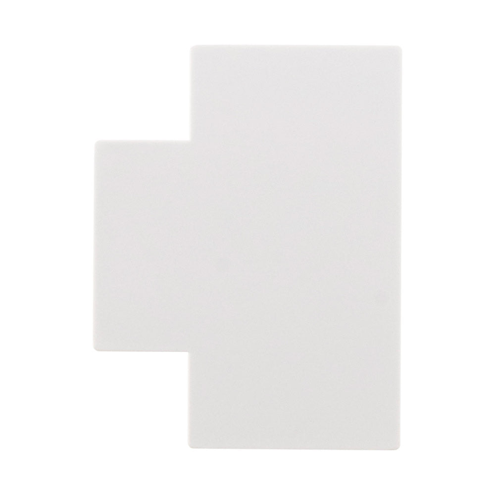 Té pour moulure - 30 x 10mm - Blanc - Zenitech