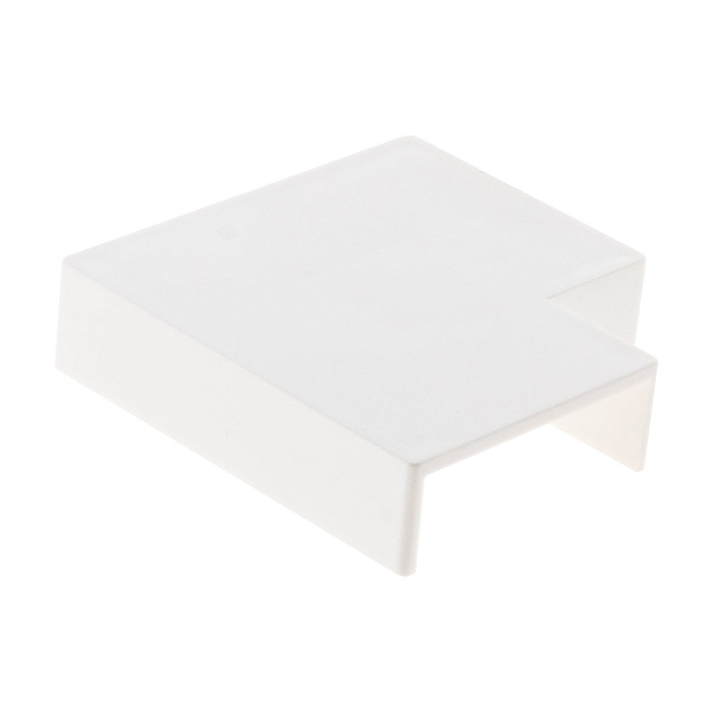 Lot de 4 angles plats 30 x 10mm - Blanc - Zenitech