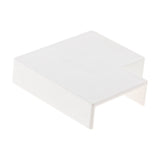 Lot de 4 angles plats 30 x 10mm - Blanc - Zenitech