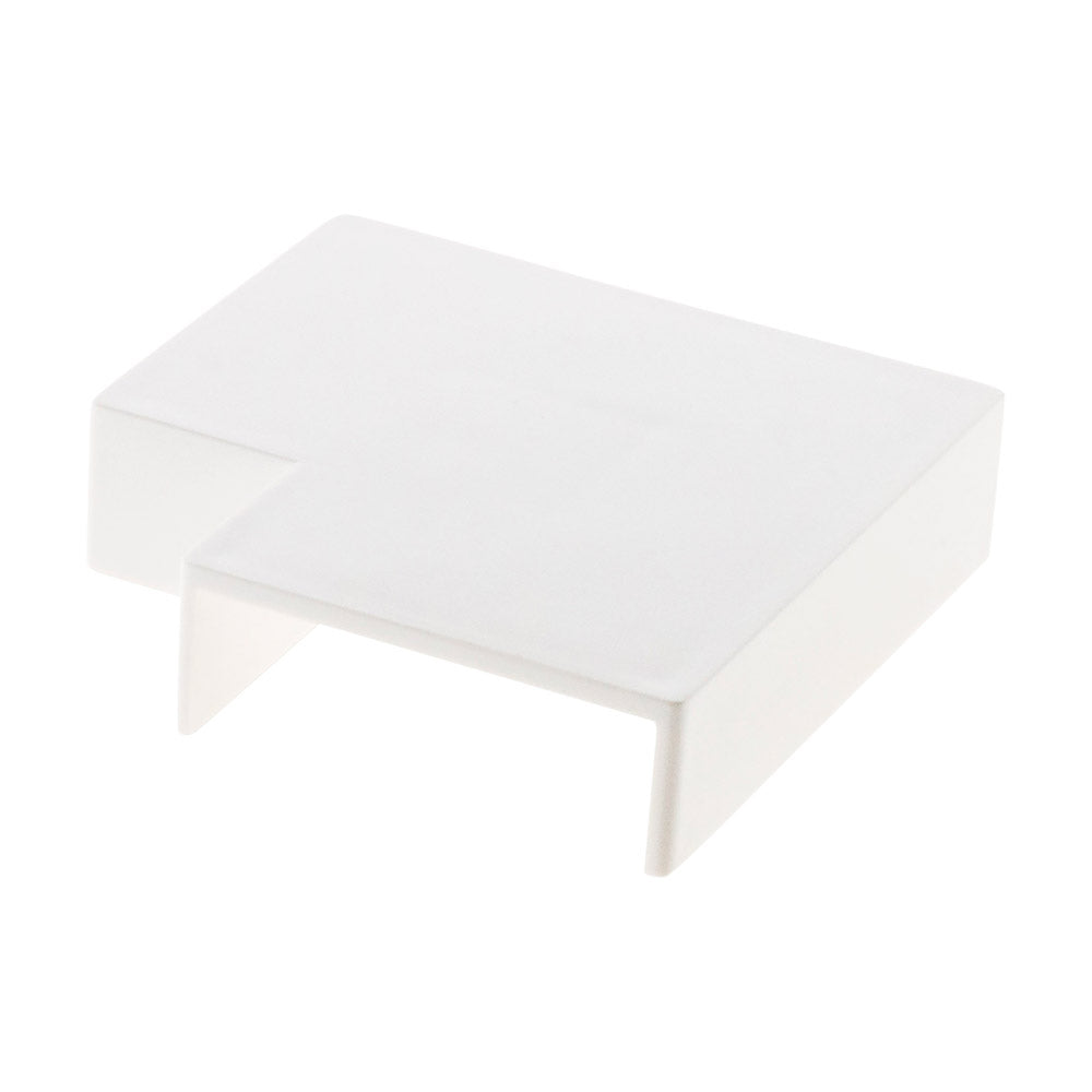 Lot de 4 angles plats 30 x 10mm - Blanc - Zenitech