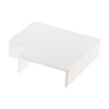 Lot de 4 angles plats 30 x 10mm - Blanc - Zenitech