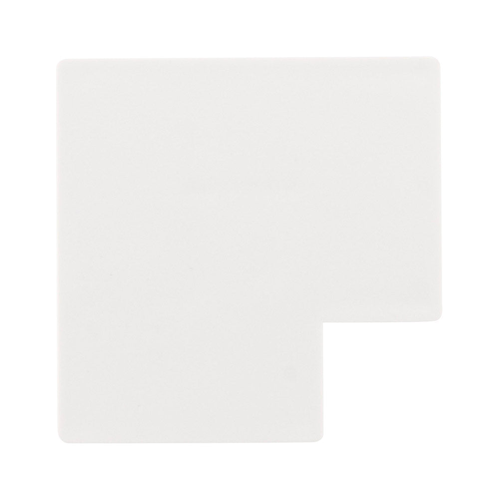Lot de 4 angles plats 30 x 10mm - Blanc - Zenitech