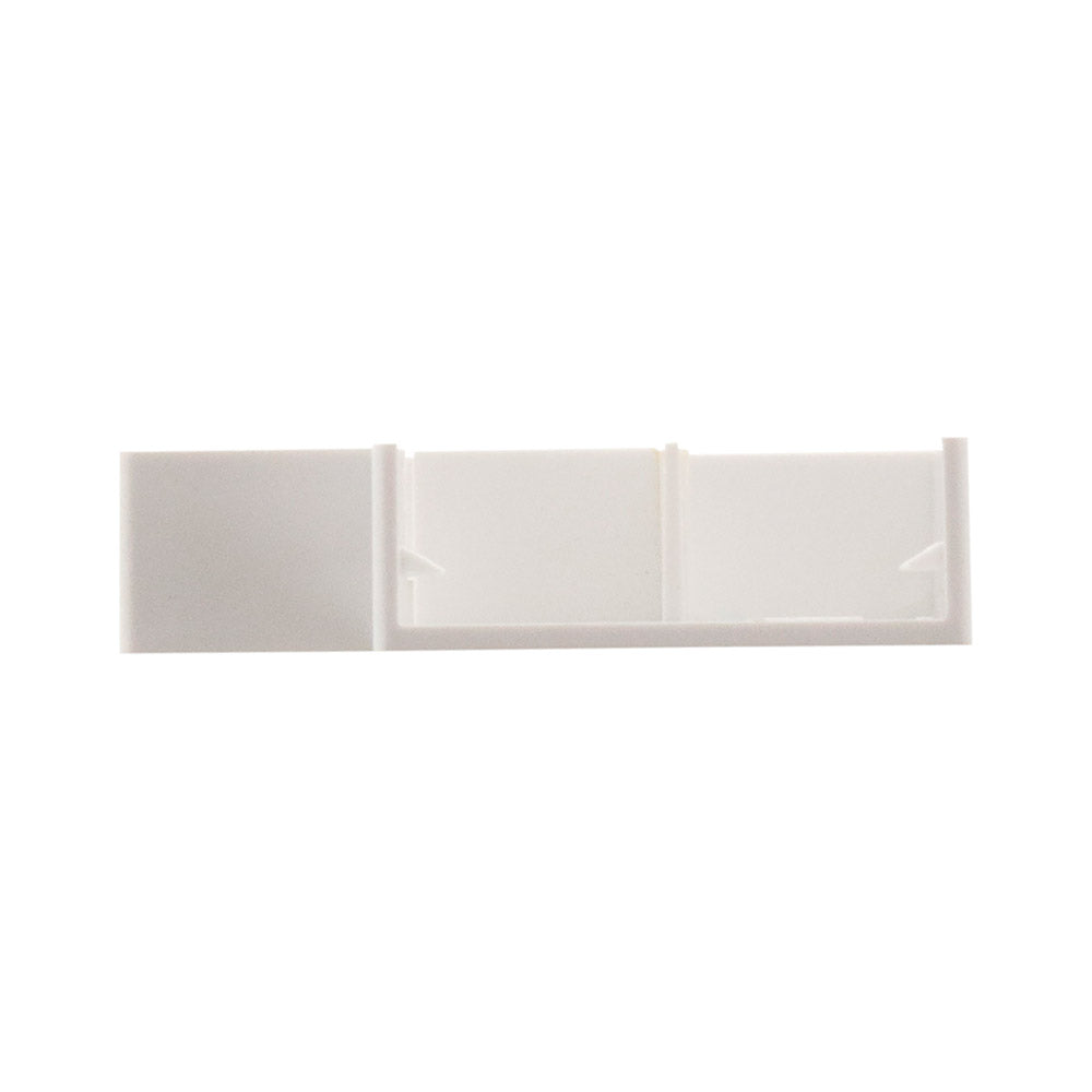Lot de 4 angles plats 30 x 10mm - Blanc - Zenitech
