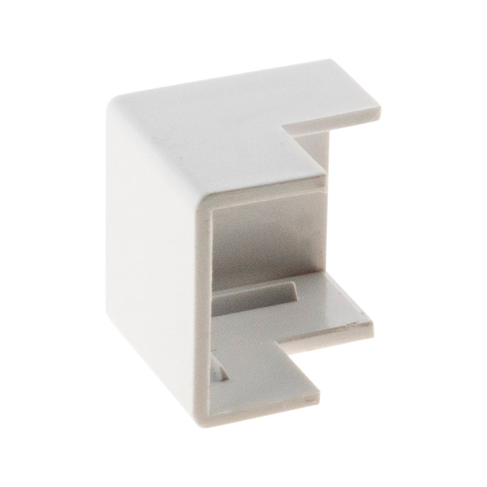 Lot de 2 angles extérieurs 30 x 10mm - Blanc - Zenitech