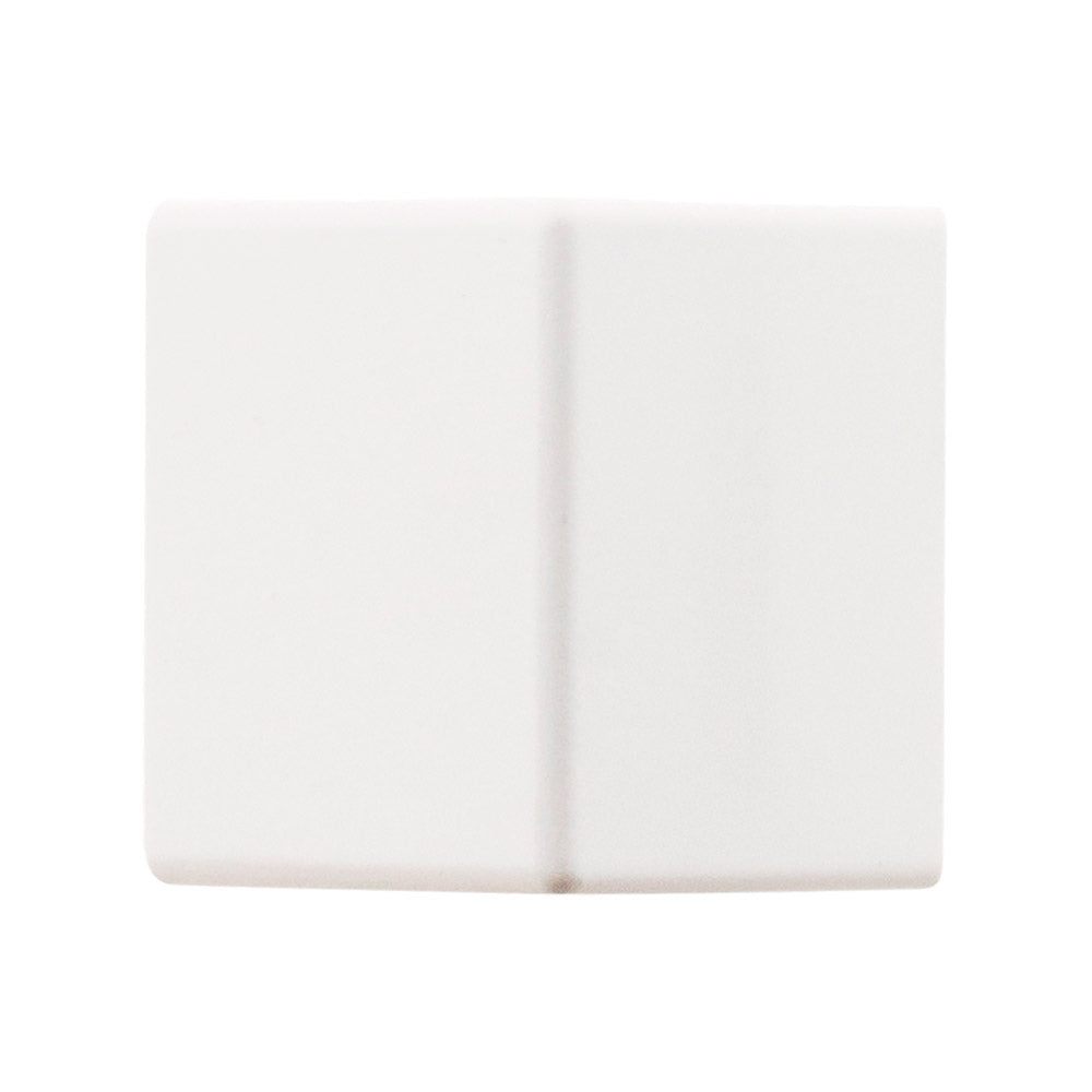 Lot de 2 angles extérieurs 30 x 10mm - Blanc - Zenitech