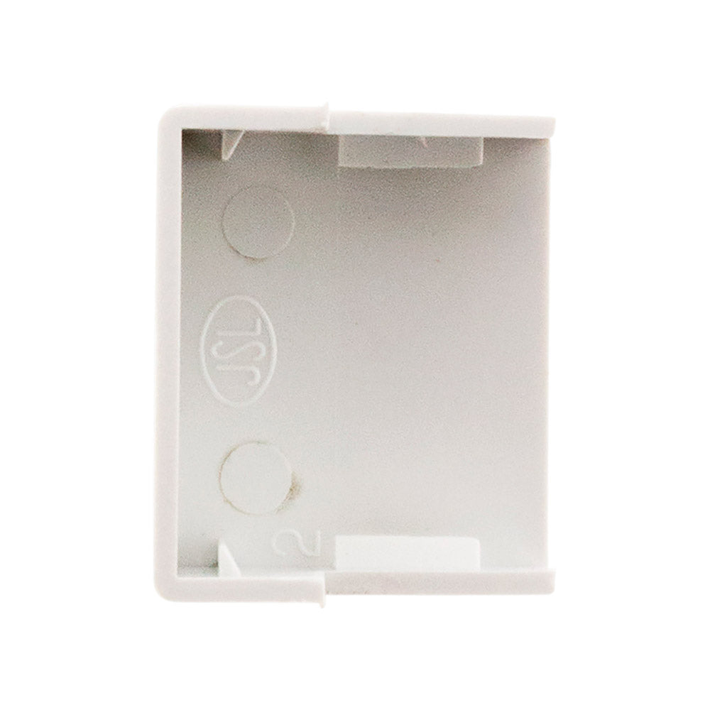 Lot de 2 angles extérieurs 30 x 10mm - Blanc - Zenitech
