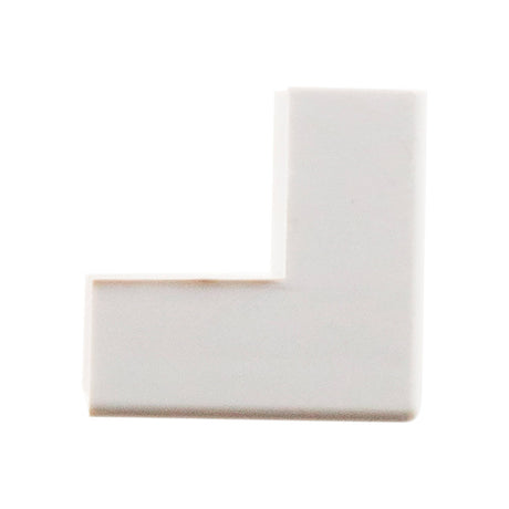 Lot de 2 angles extérieurs 30 x 10mm - Blanc - Zenitech