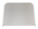 Bouchon linéaire goulotte/climatiseur 80x60mm - Blanc Ral 9001 - Zenitech