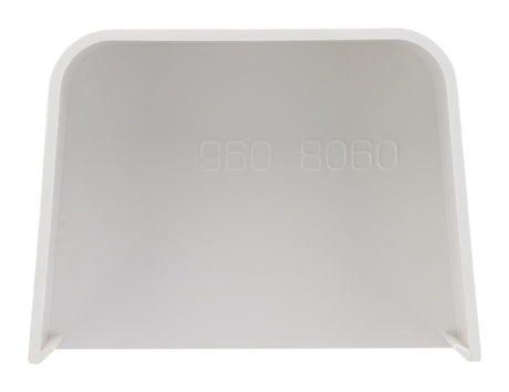 Bouchon linéaire goulotte/climatiseur 80x60mm - Blanc Ral 9001 - Zenitech
