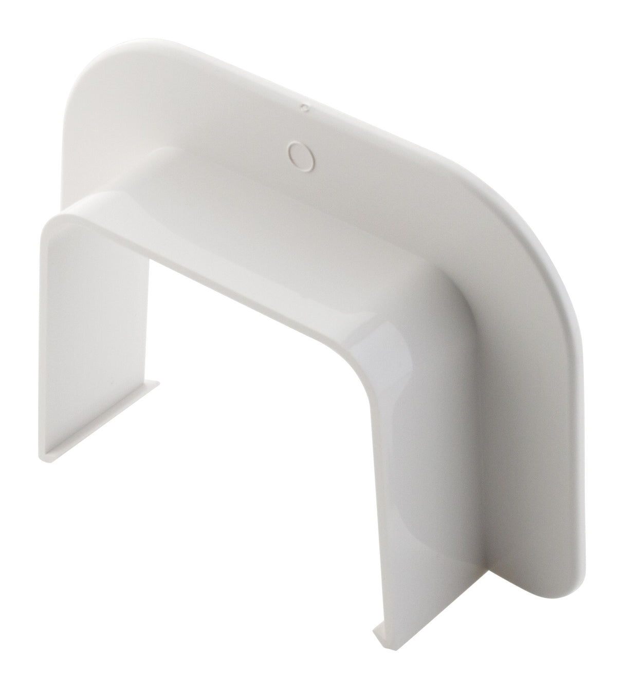 Sortie de mur pour goulotte clim - 80x60mm - Blanc RAL 9001 - Zenitech