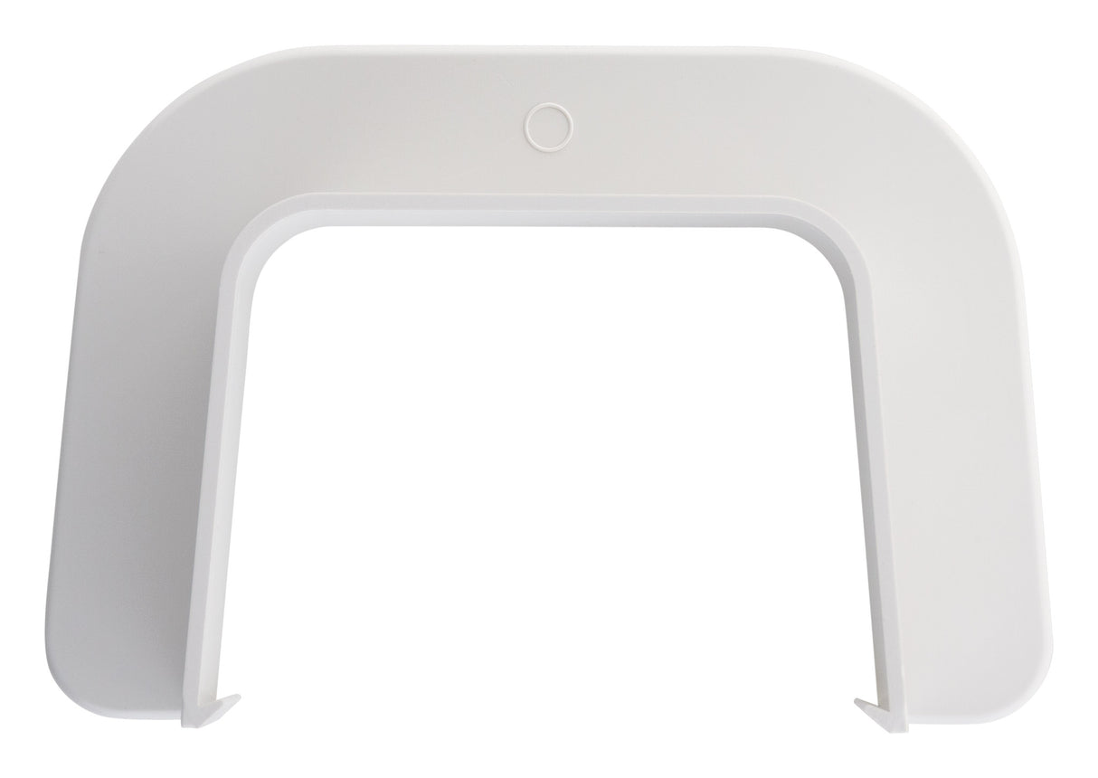 Sortie de mur pour goulotte clim - 80x60mm - Blanc RAL 9001 - Zenitech