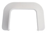Sortie de mur pour goulotte clim - 80x60mm - Blanc RAL 9001 - Zenitech