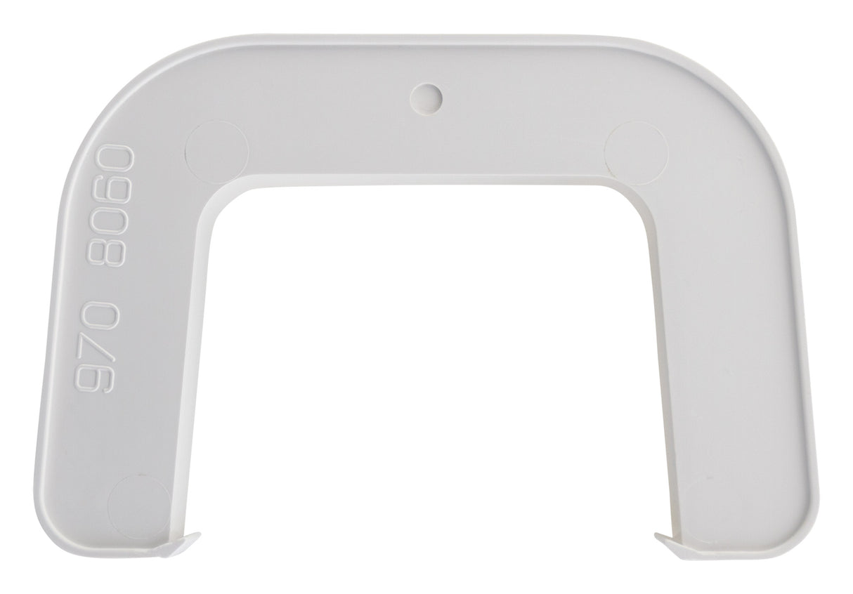 Sortie de mur pour goulotte clim - 80x60mm - Blanc RAL 9001 - Zenitech
