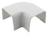 Angle plat 90° pour goulotte clim 80x60mm - Blanc RAL 9001 - Zenitech