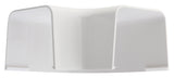 Angle plat 90° pour goulotte clim 80x60mm - Blanc RAL 9001 - Zenitech