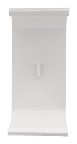 Joint d'intersection raccord goulotte clim - 80x60mm - Blanc Ral 9001 - Zenitech