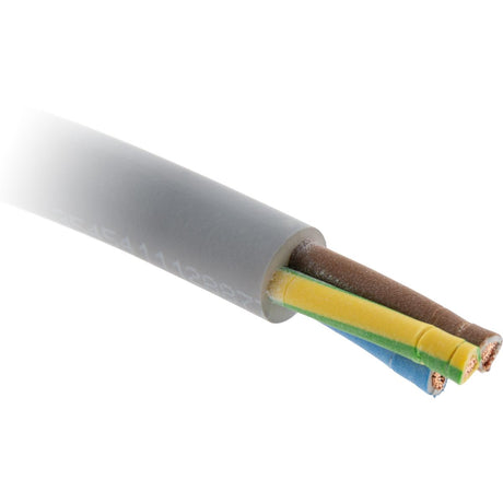 Câble d'alimentation électrique souple H05VV-F 3G2,5 mm² - gris - 60m - Zenitech