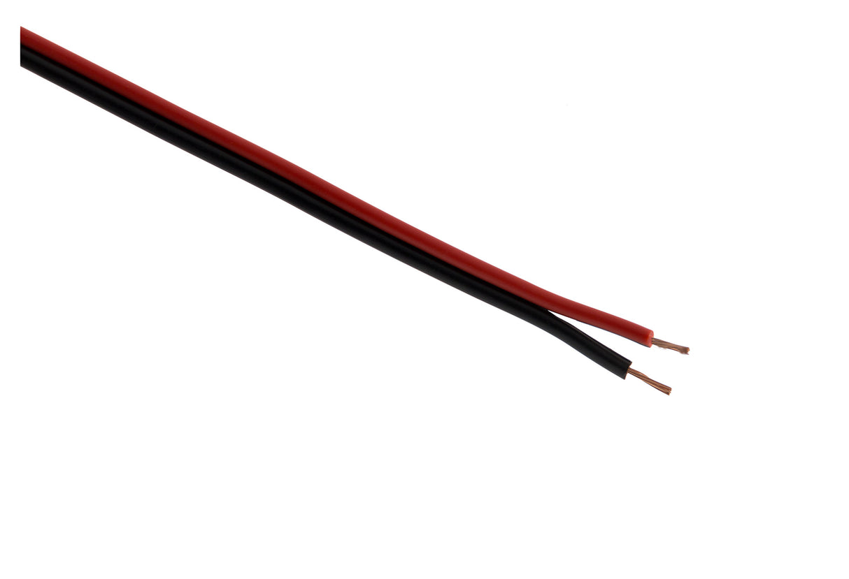 Câble audio HI-FI 2x0,75mm² rouge/noir - 500m - Zenitech