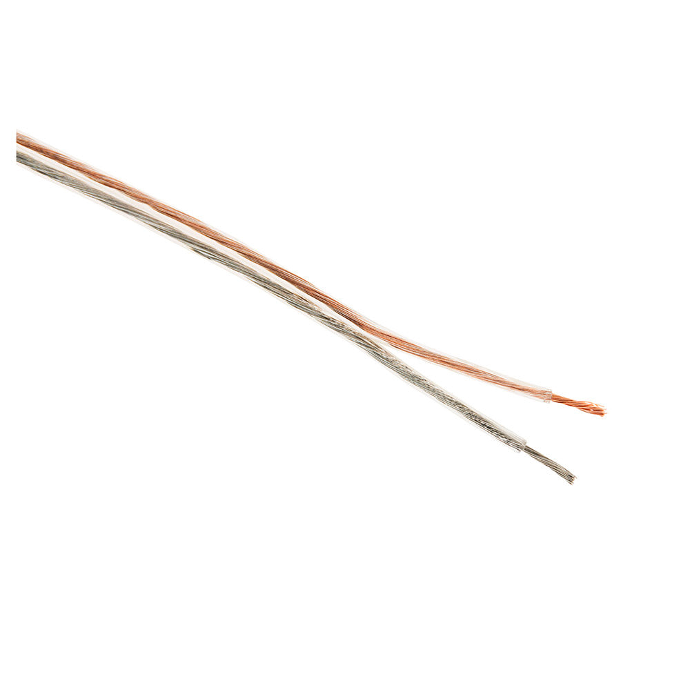 Câble audio HI-FI 2x2,5mm² transparent - Zenitech