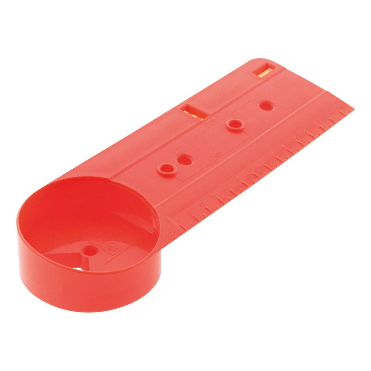 Gabarit de pose pour boîte d'encastrement double et triple - entraxe 71/57mm - Zenitech
