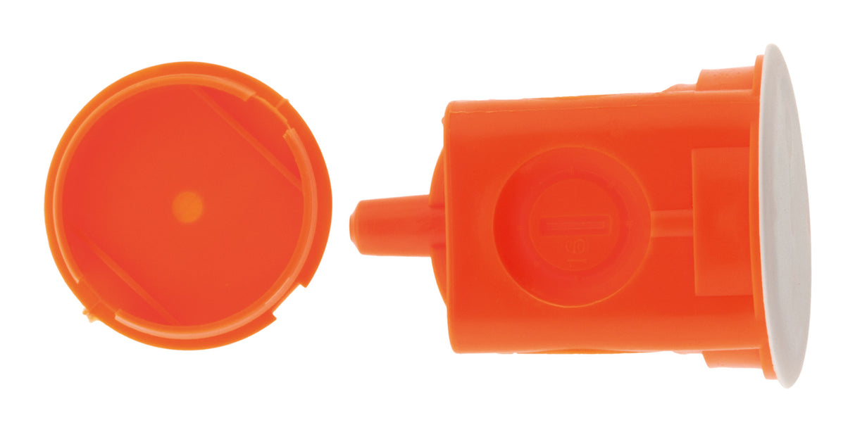 Boîte pour applique murs pleins Ø54mm - Rouge - Zenitech