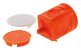 Boîte pour applique murs pleins Ø54mm - Rouge - Zenitech