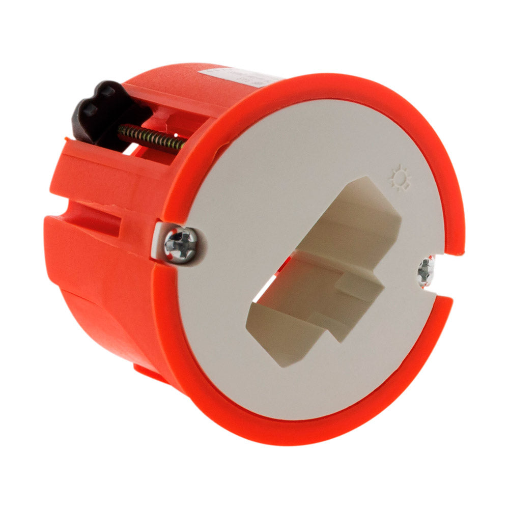Boîte DCL applique murs creux placo Ø54mm - Rouge - Zenitech
