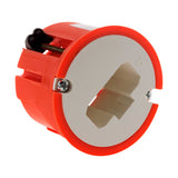 Boîte DCL applique murs creux placo Ø54mm - Rouge - Zenitech
