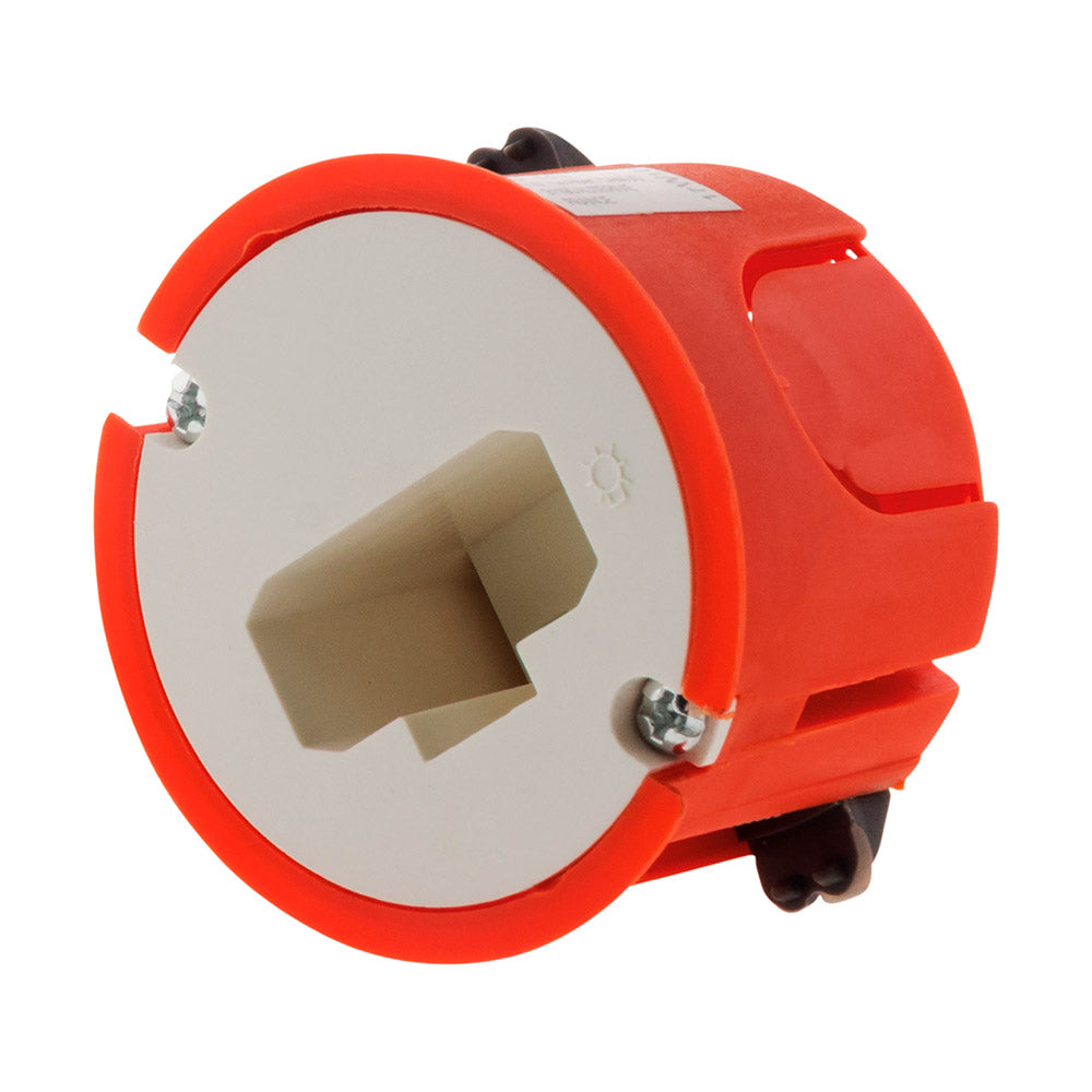 Boîte DCL applique murs creux placo Ø54mm - Rouge - Zenitech