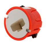 Boîte DCL applique murs creux placo Ø54mm - Rouge - Zenitech